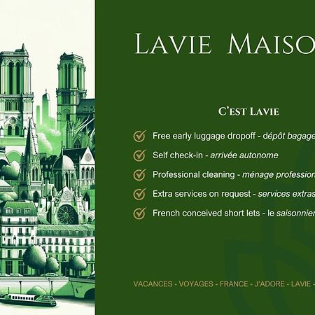 Lavie Maison - Comfortable Studio Near The Marais Paris Eksteriør billede