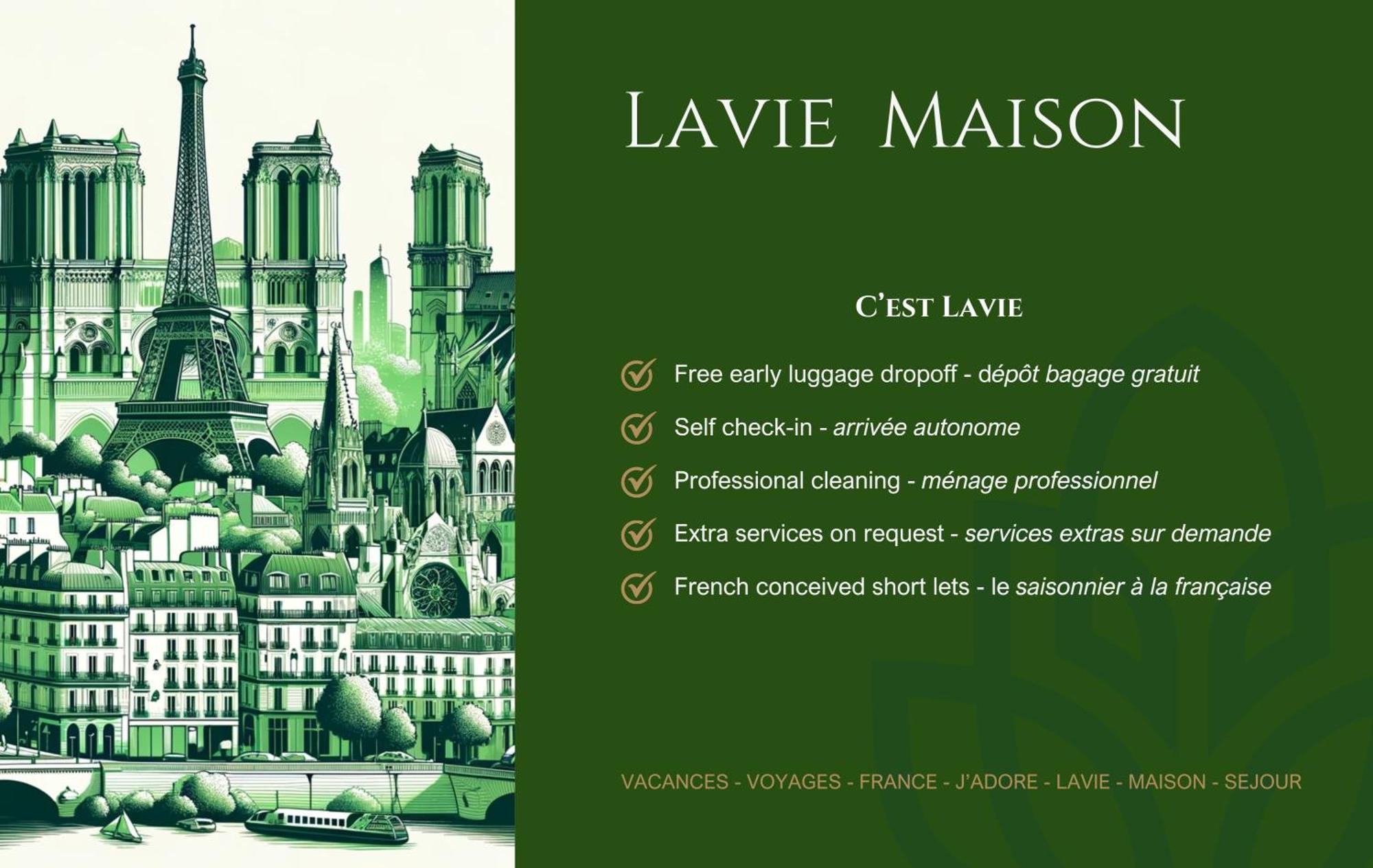 Lavie Maison - Comfortable Studio Near The Marais Paris Eksteriør billede
